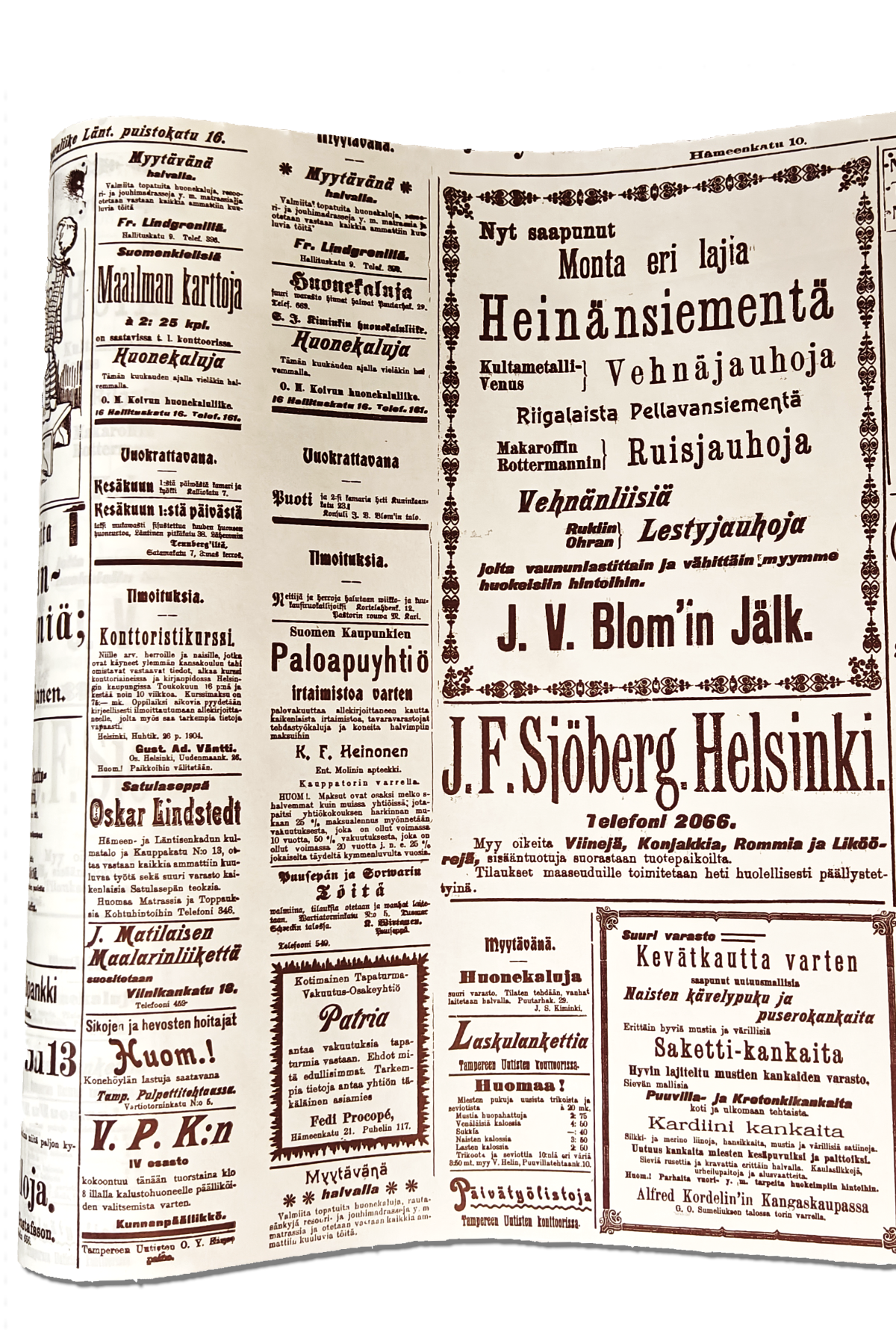 Lihapaperi valkoinen sanomalehtipainatuksella (n.15kg/ltk)