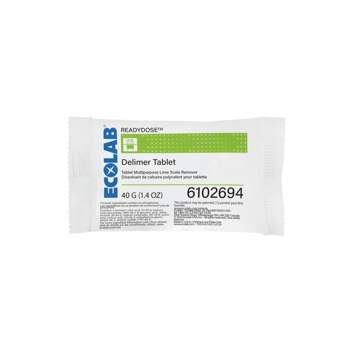 Ecolab READYDOSE Delimer -kalkinpoistotabletti (30tbl/prk)
