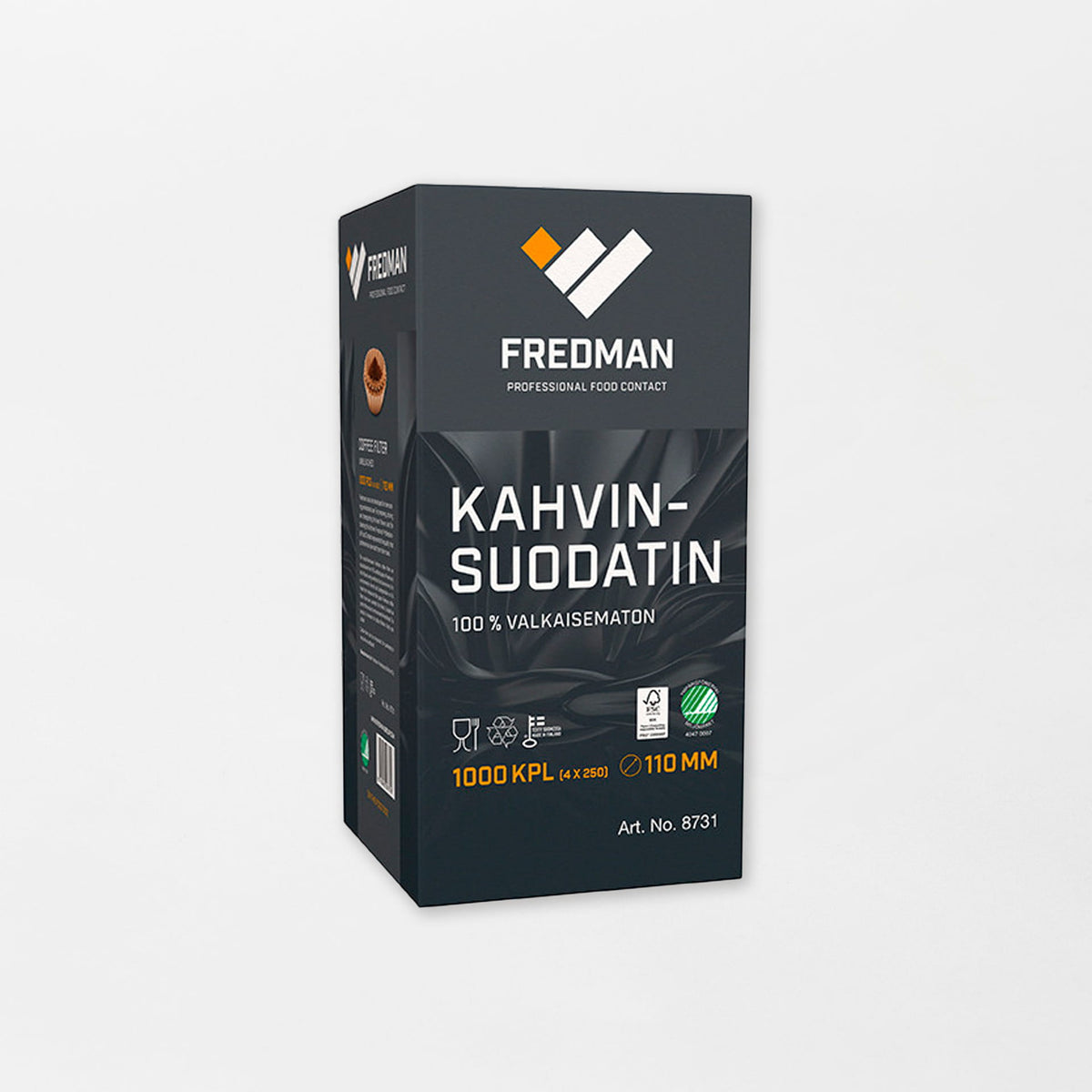 Fredman kahvinsuodatin Ø110mm (1000kpl/pkt)