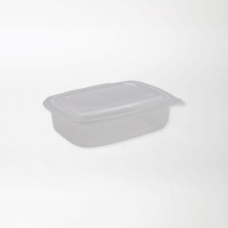 Hotty neliskanttinen saranakansirasia kirkas 750ml PP-muovi - Kuatro