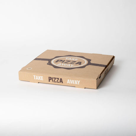 Pizzalaatikko Take Pizza Away 34,5x34,5x4cm ruskea (Mod.H) - Kuatro