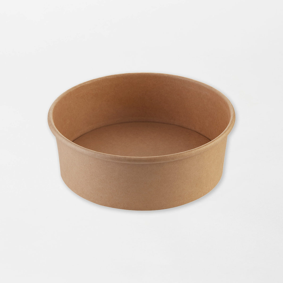 Pyöreä kartonkikulho ruskea Ø185mm 1100ml (400kpl/ltk)