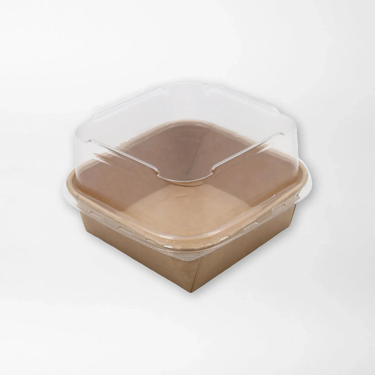QUAD-kartonkikulhon PET-kansi 600ml (300kpl/ltk)