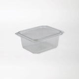 Recty neliskanttinen saranakansirasia kirkas 500ml rPET - Kuatro