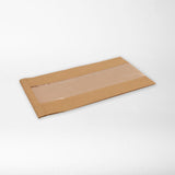 Sealable grill bag with window, brown, 200x70x350mm (500pcs/box)