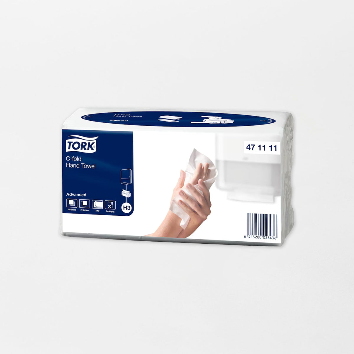 Tork käsipyyhe C-taitto H3 valkoinen (2400kpl/sk)